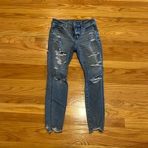 American Eagle Ripped Jean Jeggings